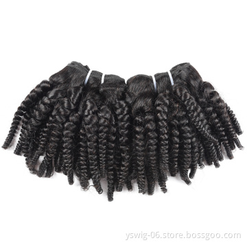 10A Mink Brazilian Hair, Raw Virgin Cuticle Aligned Hair, Free Sample Virgin Brazilian Human Hair Bundles With Closure